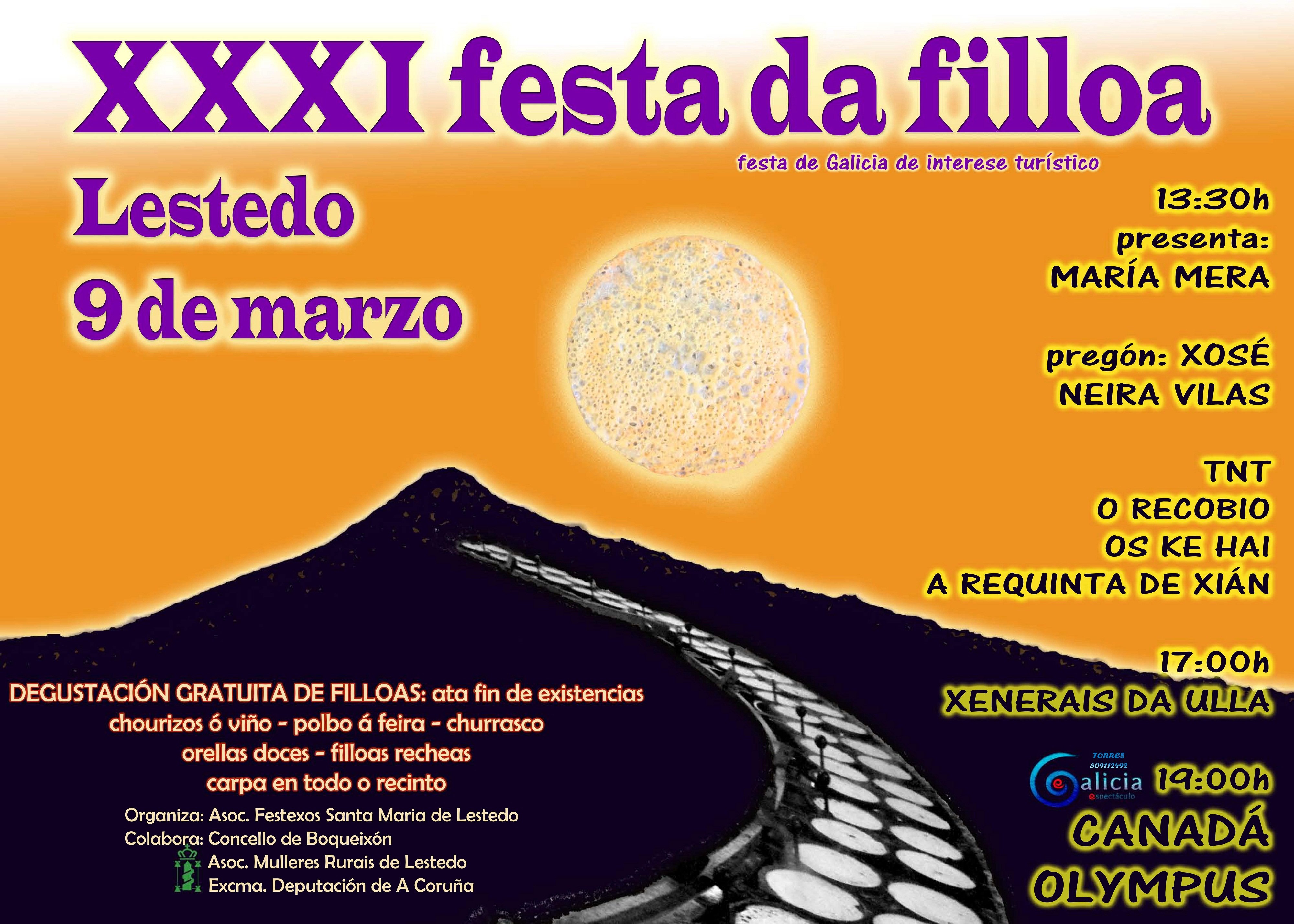 CARTEL DEFINITIVO XXXI FESTA DA FILLOA