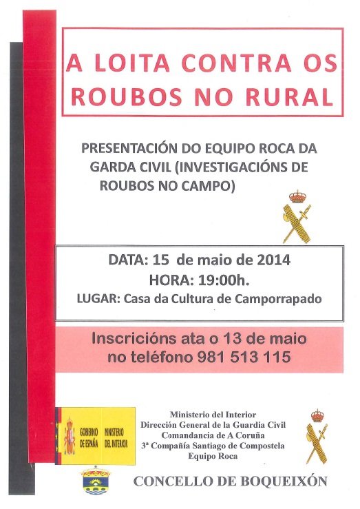 A loita contra os roubos no rural