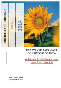 NOVIDADES BIBLIOTECA OUTUBRO