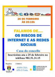 Cartel riscos de internet