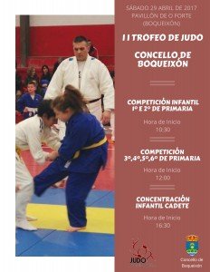 Cartel trofeo de Judo
