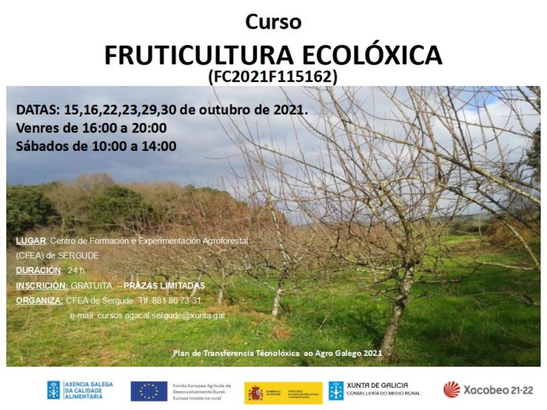 Cartel Fruticultura ecolóxica