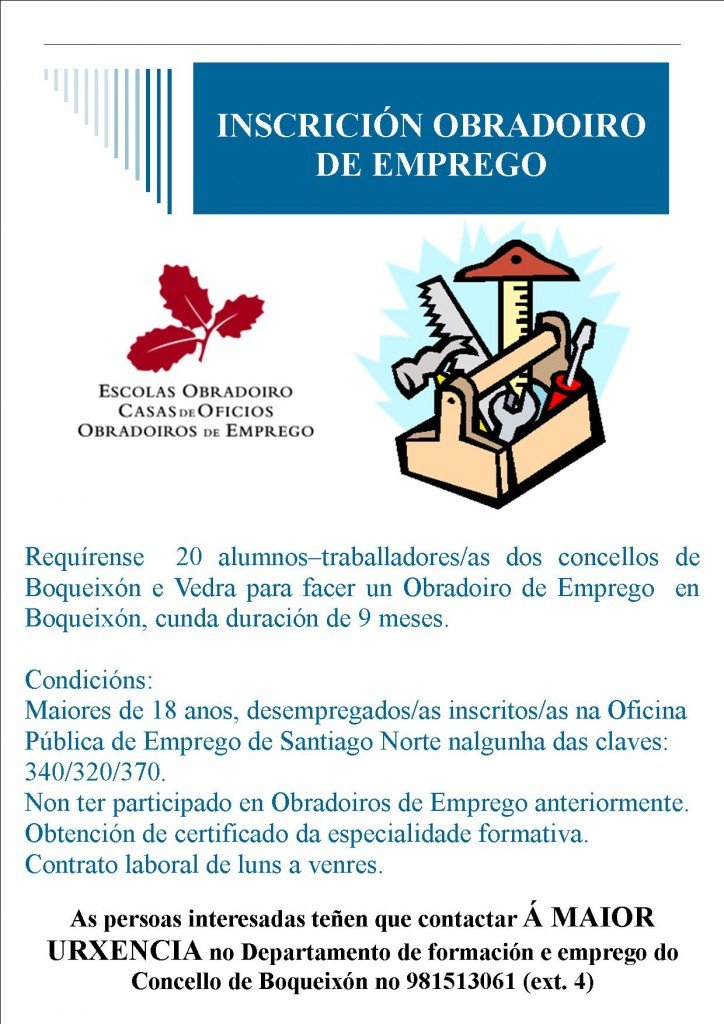 cartel publicidade obradoiro